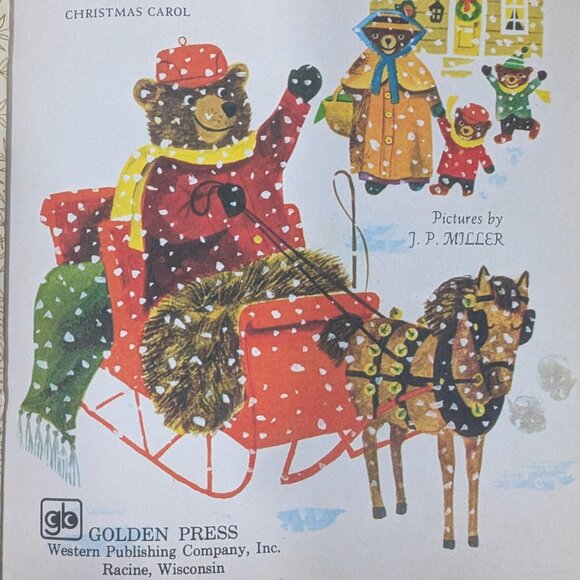 Little Golden Book "Jingle Bells" Fifth Printing - 1974 - Picture 2 of 3